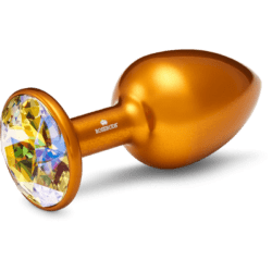 Rosebuds Medium Alu Crystal Gold Buttplug