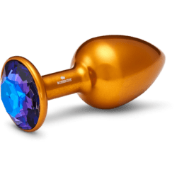 Rosebuds Medium Alu Crystal Gold Buttplug