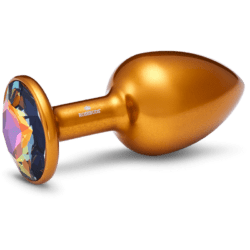 Rosebuds Medium Alu Crystal Gold Buttplug