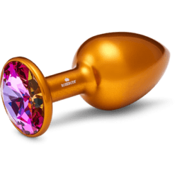 Rosebuds Medium Alu Crystal Gold Buttplug