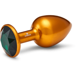 Rosebuds Medium Alu Crystal Gold Buttplug