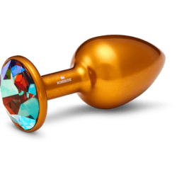 Rosebuds Medium Alu Crystal Gold Buttplug