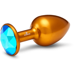 Rosebuds Medium Alu Crystal Gold Buttplug