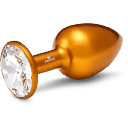 Rosebuds Medium Alu Crystal Gold Buttplug