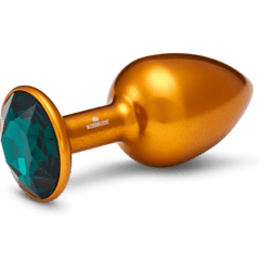 Rosebuds Medium Alu Crystal Gold Buttplug