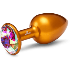 Rosebuds Medium Alu Crystal Gold Buttplug