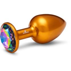 Rosebuds Medium Alu Crystal Gold Buttplug