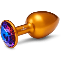 Rosebuds Medium Alu Crystal Gold Buttplug