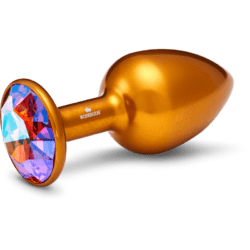 Rosebuds Medium Alu Crystal Gold Buttplug