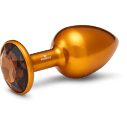 Rosebuds Medium Alu Crystal Gold Buttplug