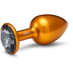 Rosebuds Medium Alu Crystal Gold Buttplug