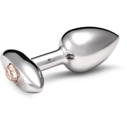 Rosebuds New Medium Stainless Steel Crystal Buttplug
