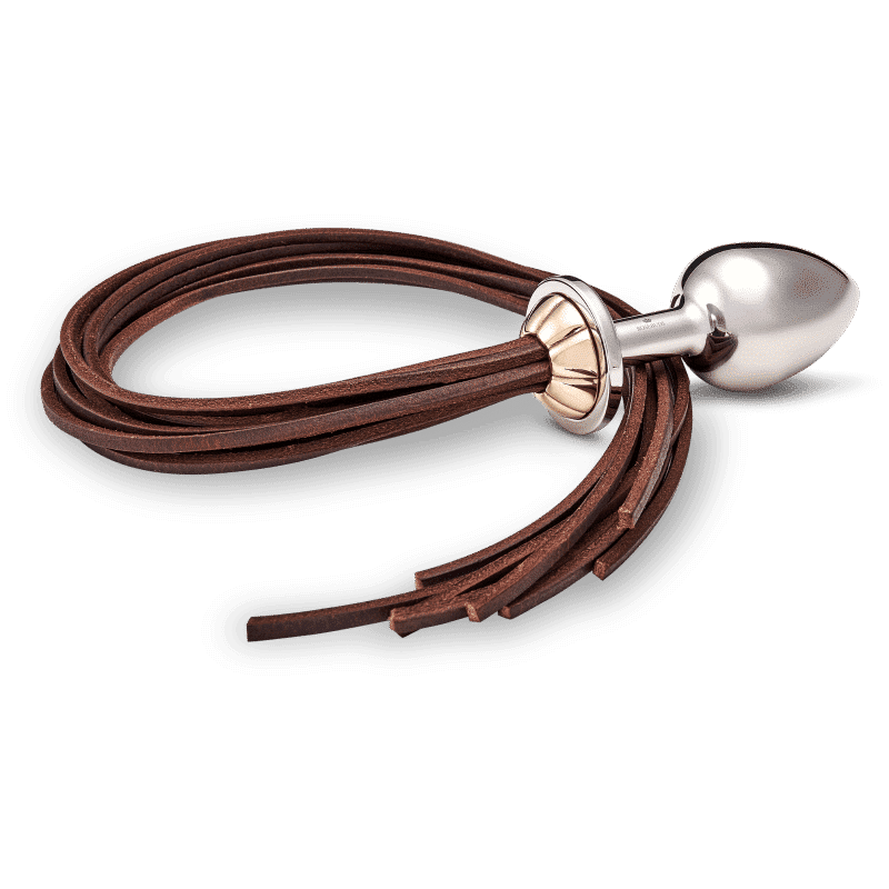 Rosebuds™ | Weighted Anal Plug with Tail | Whipbud size L size L