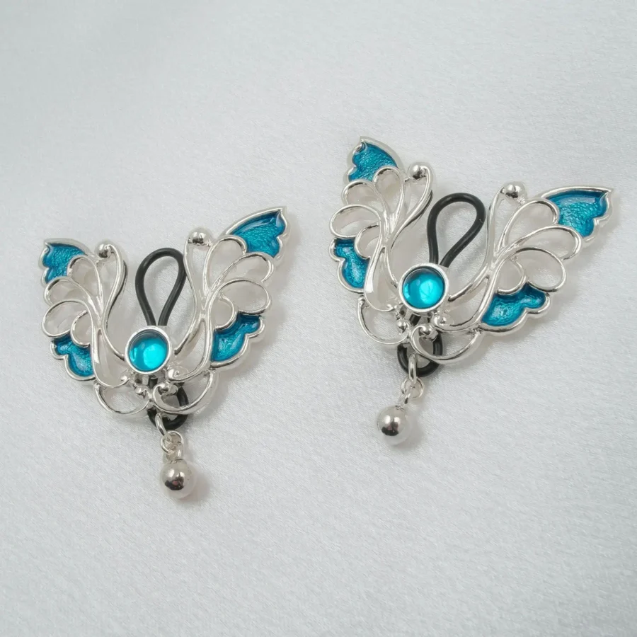 Sylvie Monthule Chest Jewelry Butterfly Kisses Silver 3