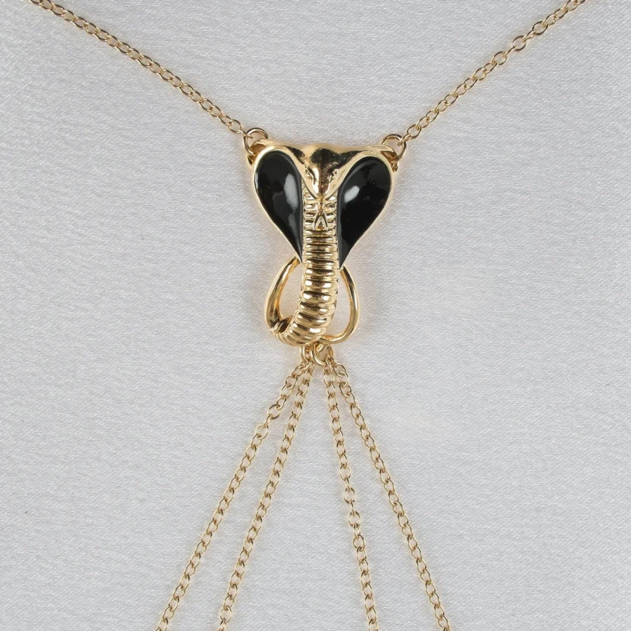 Sylvie Monthule Breast Jewelry Sacred Cobra Gold 4
