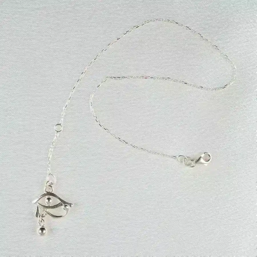 Sylvie Monthule Ankle Jewelry Eye Of Horus Silver 2