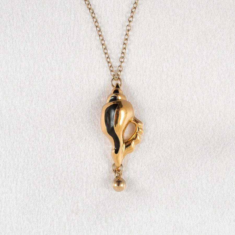 Sylvie Monthule Necklace Shell Ocean Gold 2