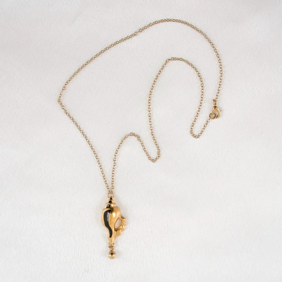 Sylvie Monthule Necklace Shell Ocean Gold