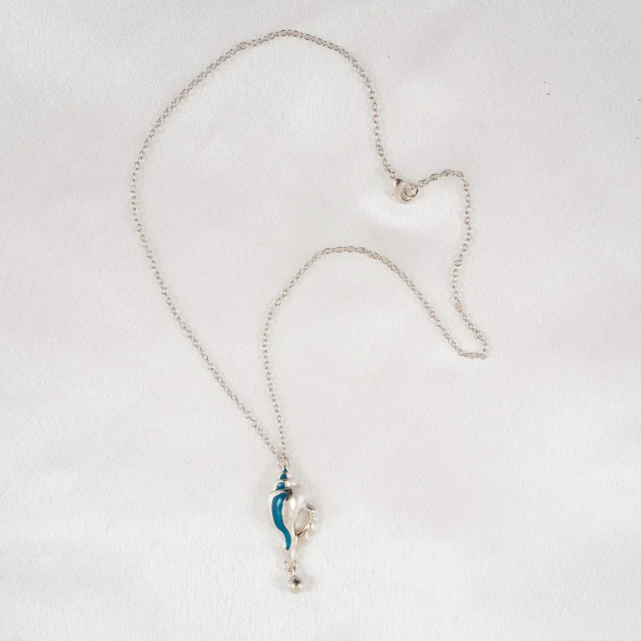 Sylvie Monthule Necklace Shell Ocean Silver 2