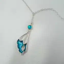 Sylvie Monthule Hip Necklace Butterfly Wings Silver 5