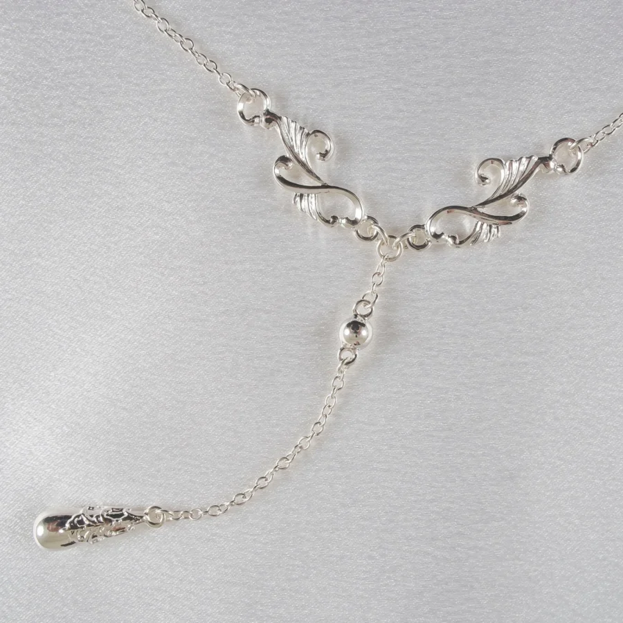 Sylvie Monthule Hip Necklace Emotion Drop Silver