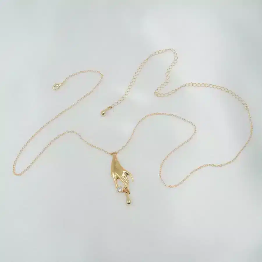 Sylvie Monthule Hip Necklace Secret Caress Gold 2