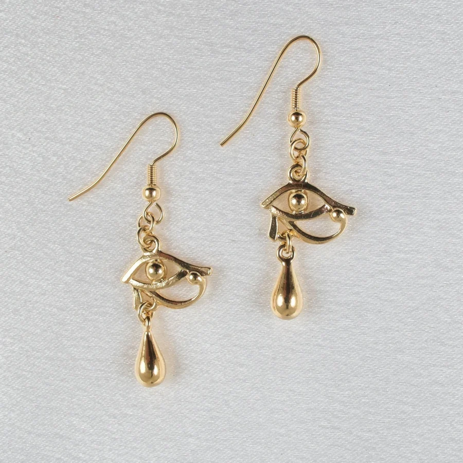 Sylvie Monthule Earrings Eye Of Horus Gold 2