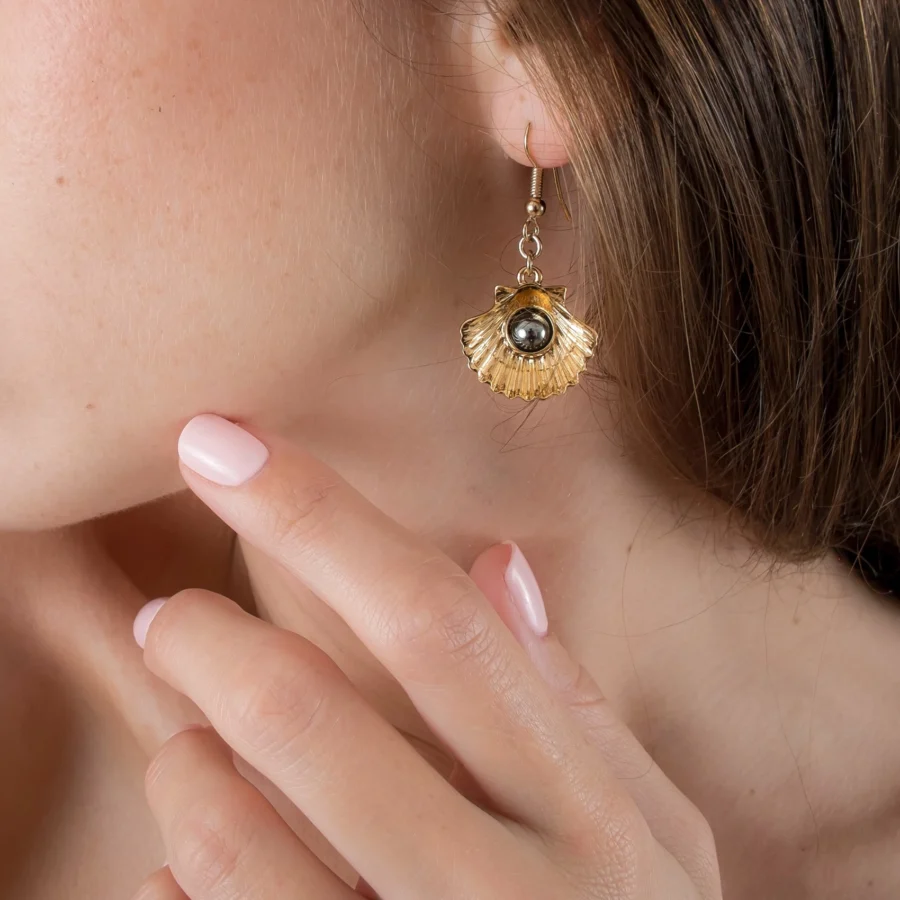 Sylvie Monthule Earrings Ocean Secrets Gold 3