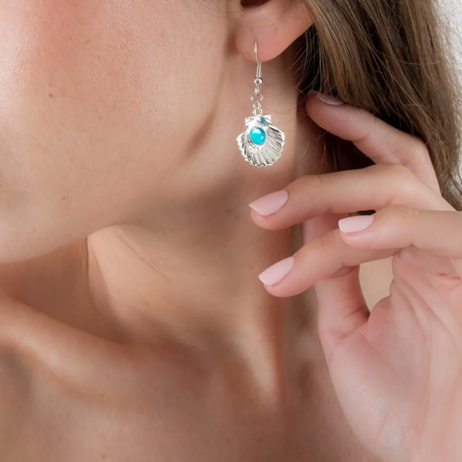 Sylvie Monthule Earrings Ocean Secrets Silver