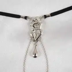 Sylvie Monthule G String Lovers Passion Silver 3
