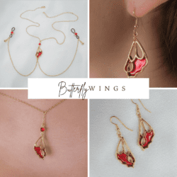Sylvie Monthule Set 1 Butterfly Wings Gold