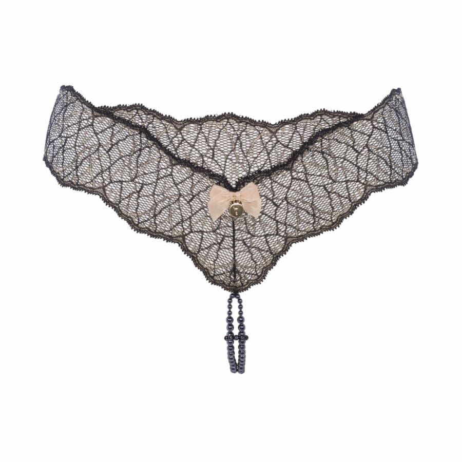 Bracli Sydney Dark Double Black Pearl String
