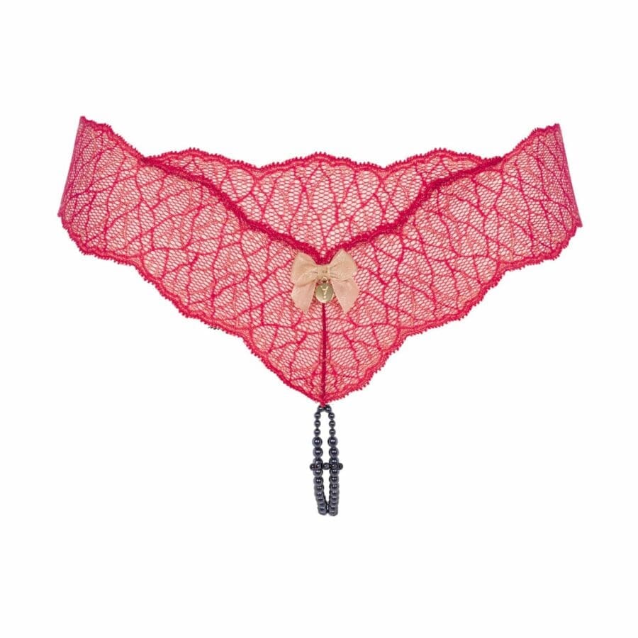 Bracli Sydney Dark Double Red Pearl String