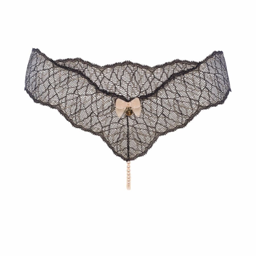 Bracli Sydney Single Black Pearl String