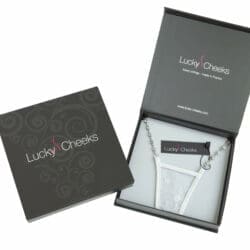 Lucky Cheeks Ivory Microstring
