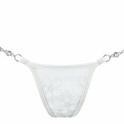 Lucky Cheeks Ivory Microstring