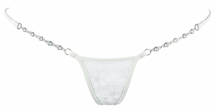 Lucky Cheeks Ivory Microstring
