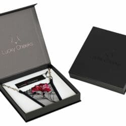 Lucky Cheeks Red Flower String
