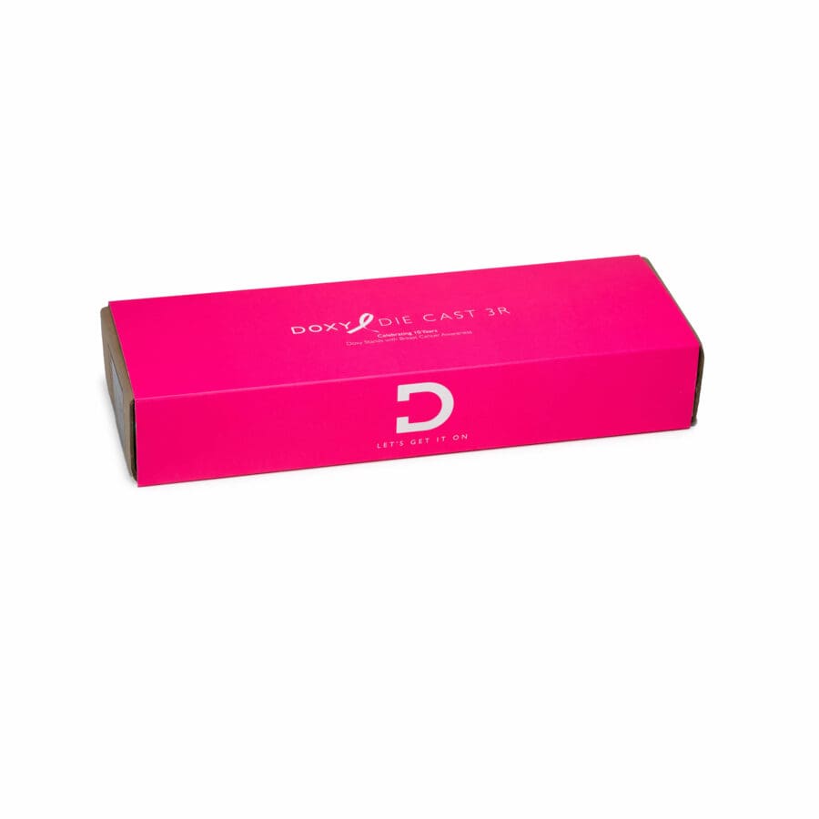 Doxy Die Cast 3r Rechargeable Wand Massager Hot Pink 2