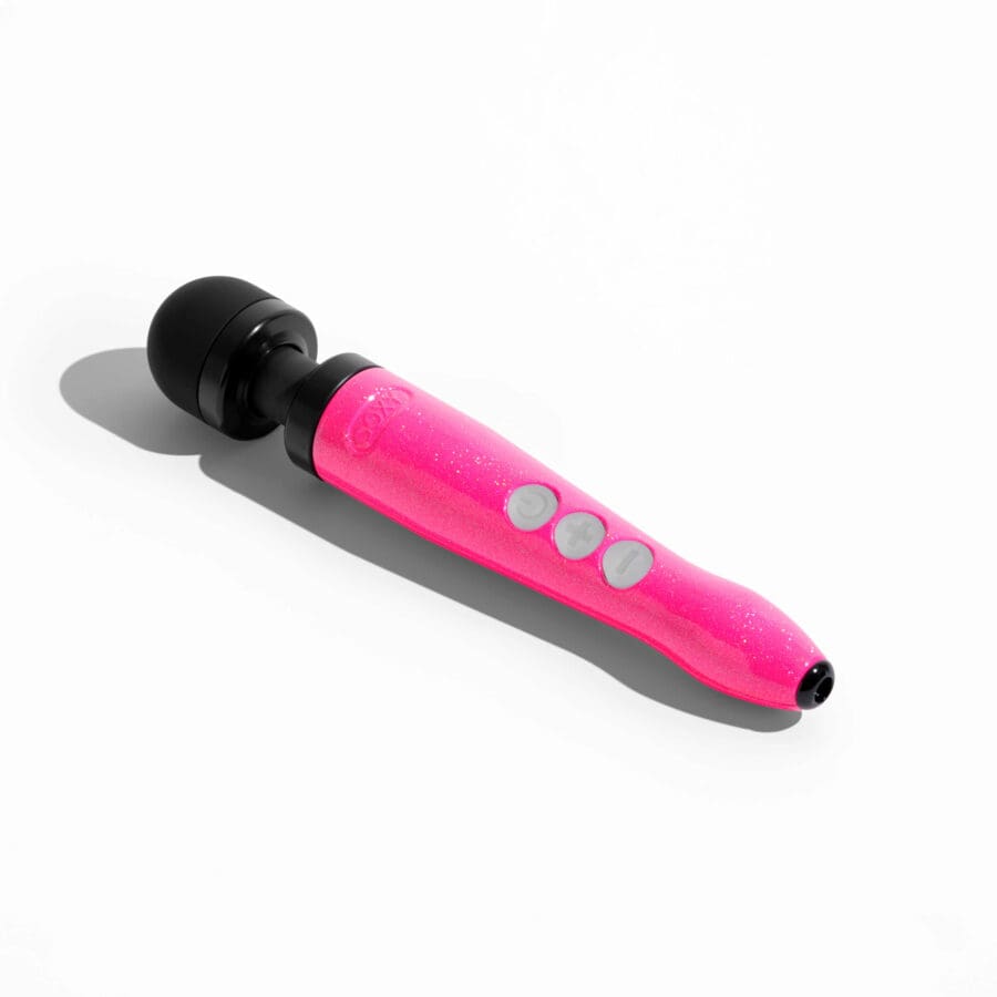 Doxy Die Cast 3r Rechargeable Wand Massager Hot Pink 5