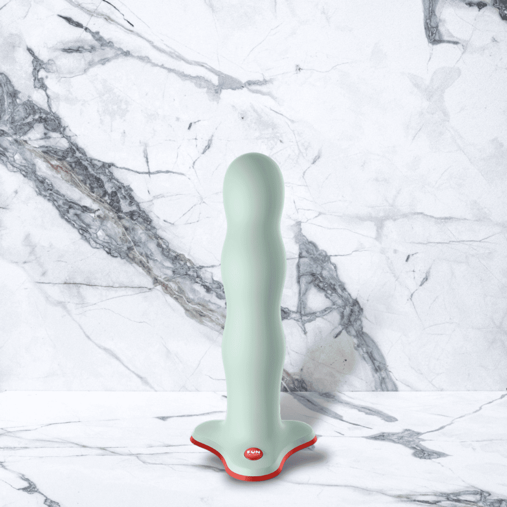 Fun Factory Bouncer Unique Strap On Dildo Green
