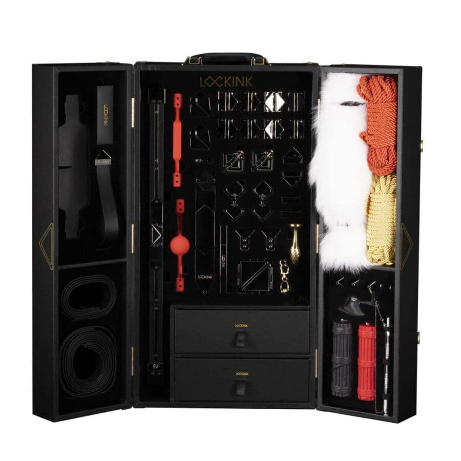 Lockink All In 1 Bondage Play Set Black