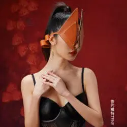 Lockink Vixen Blindfold Set Brown