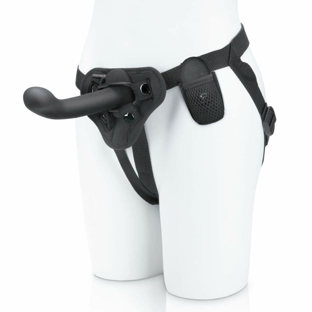 Pegasus G Spot Peg With Harness Black 153 cm 2