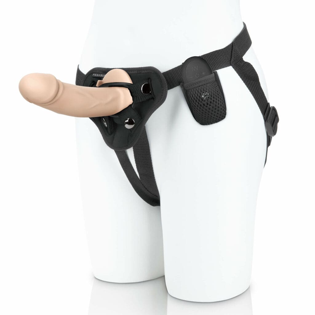 Pegasus Realistic Dildo With Harness Skin Color 165cm