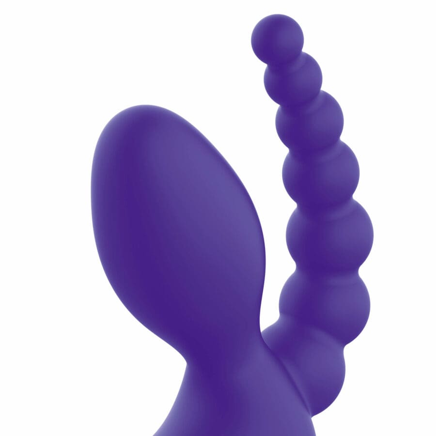 Pegasus Strapless Strap On Double Penetration Purple