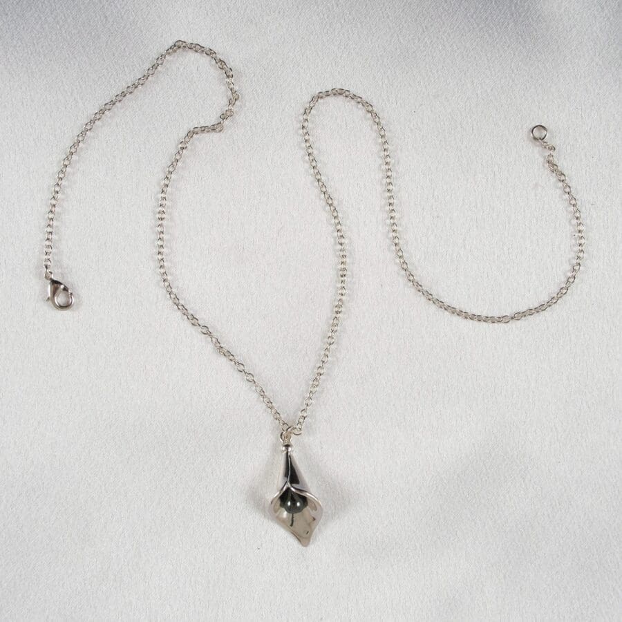 Sylvie Monthule Necklace Silver Arum Chalice