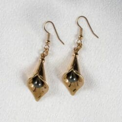 Sylvie Monthule Earrings Golden Arum 3