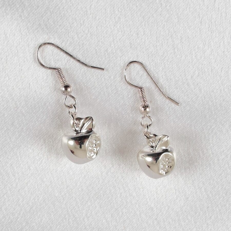 Sylvie Monthule Earrings Silver Apple