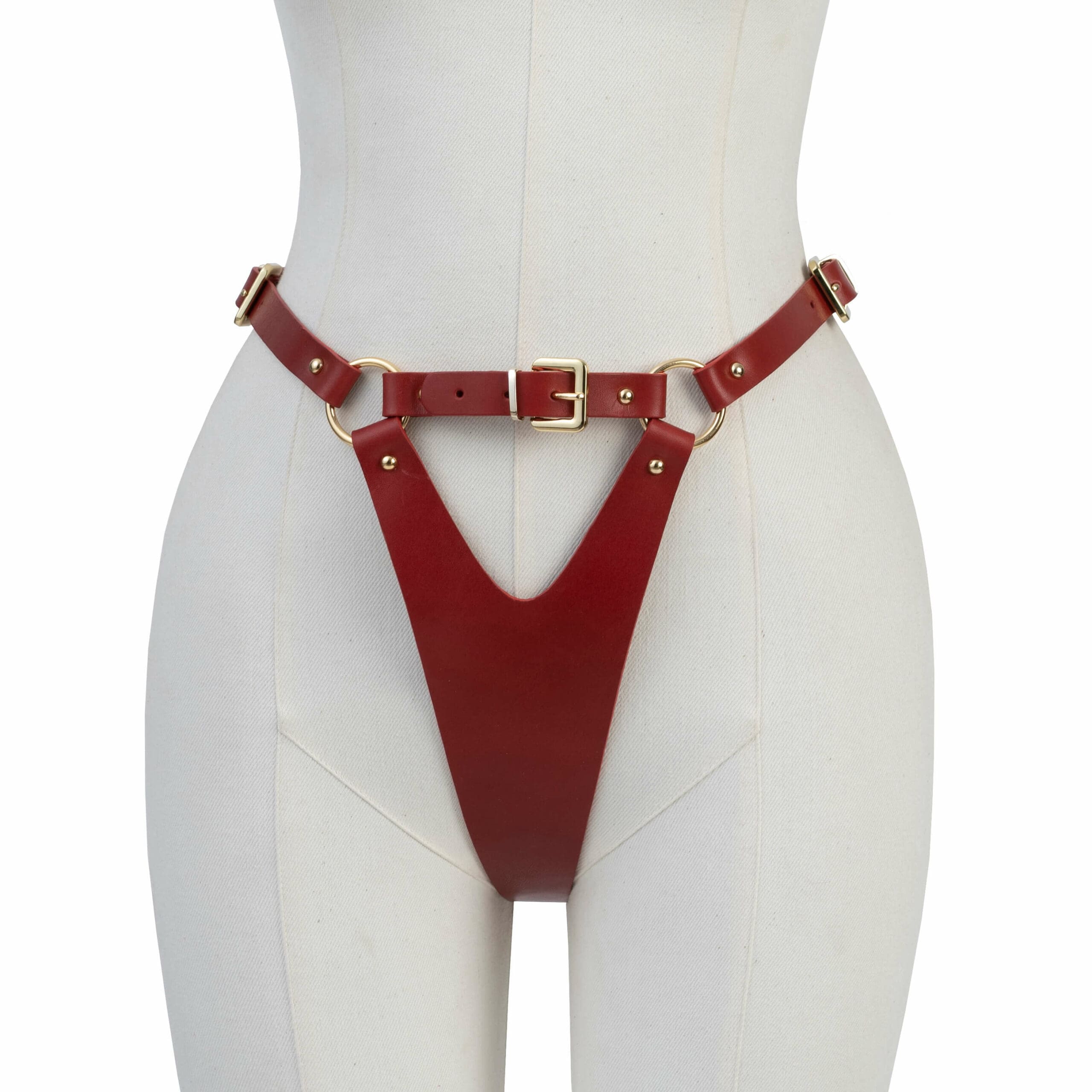 Elif Domanic | Hera Thong | Leather Harness | Leather Lingerie | Kinky Outfit size XS size XS